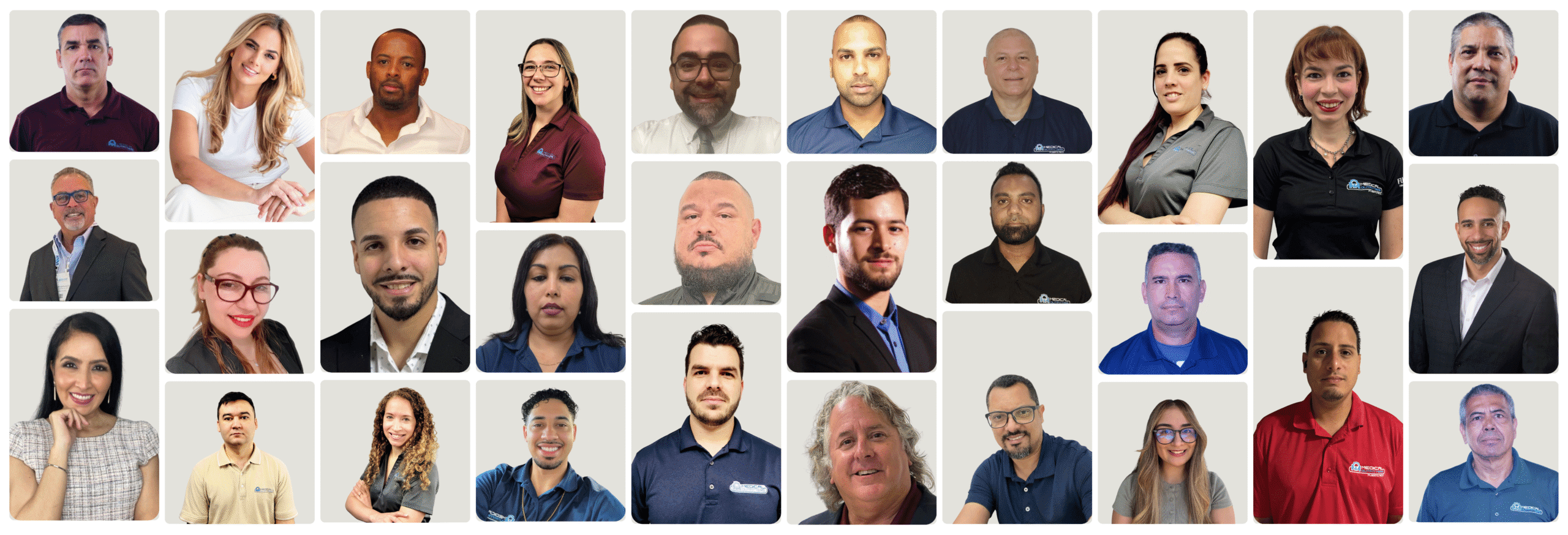 Medical Outfitters Team Collage