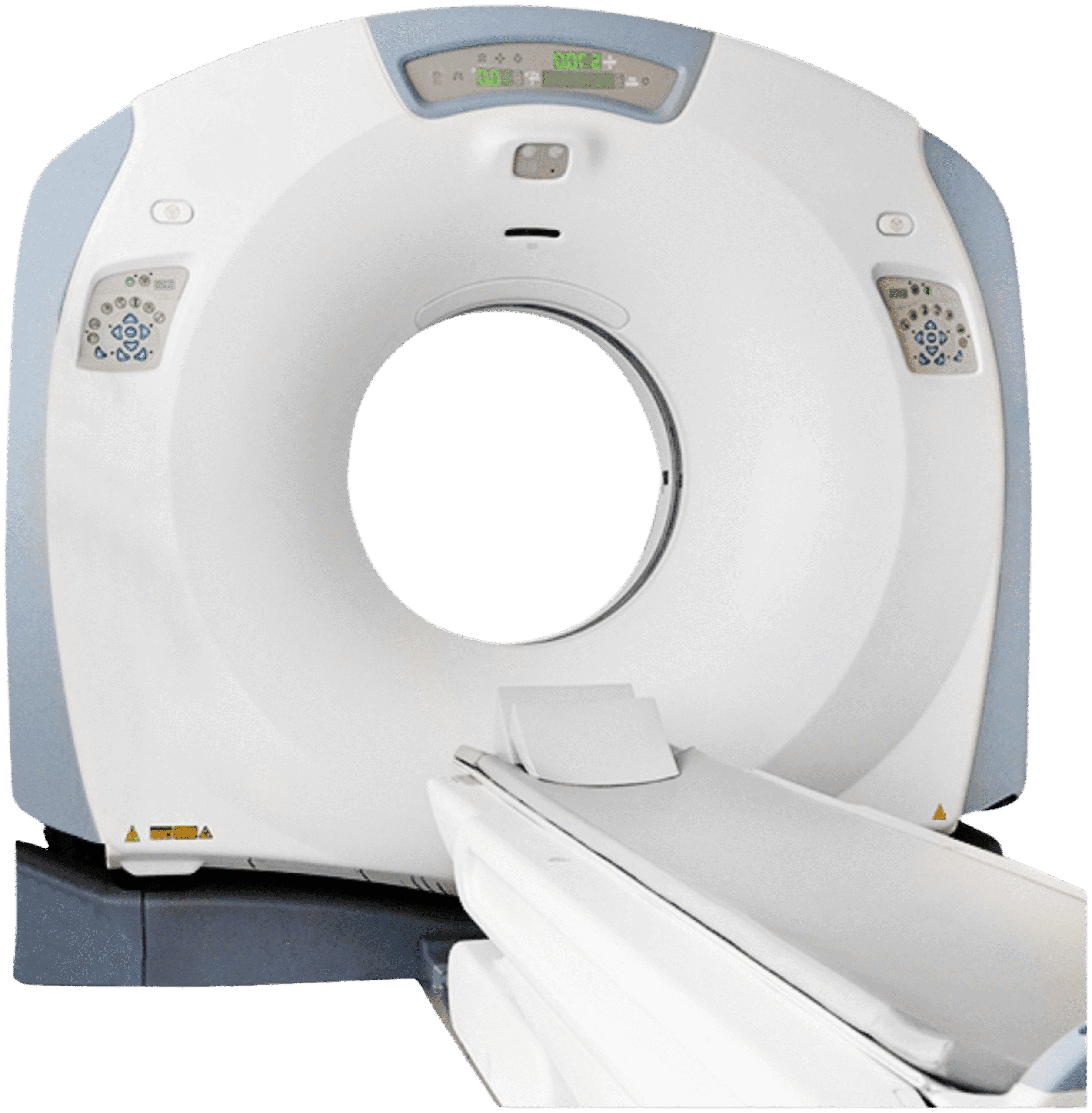 Refurbished GE BrightSpeed Edge CT machine, MO Select certified with warranty and installation