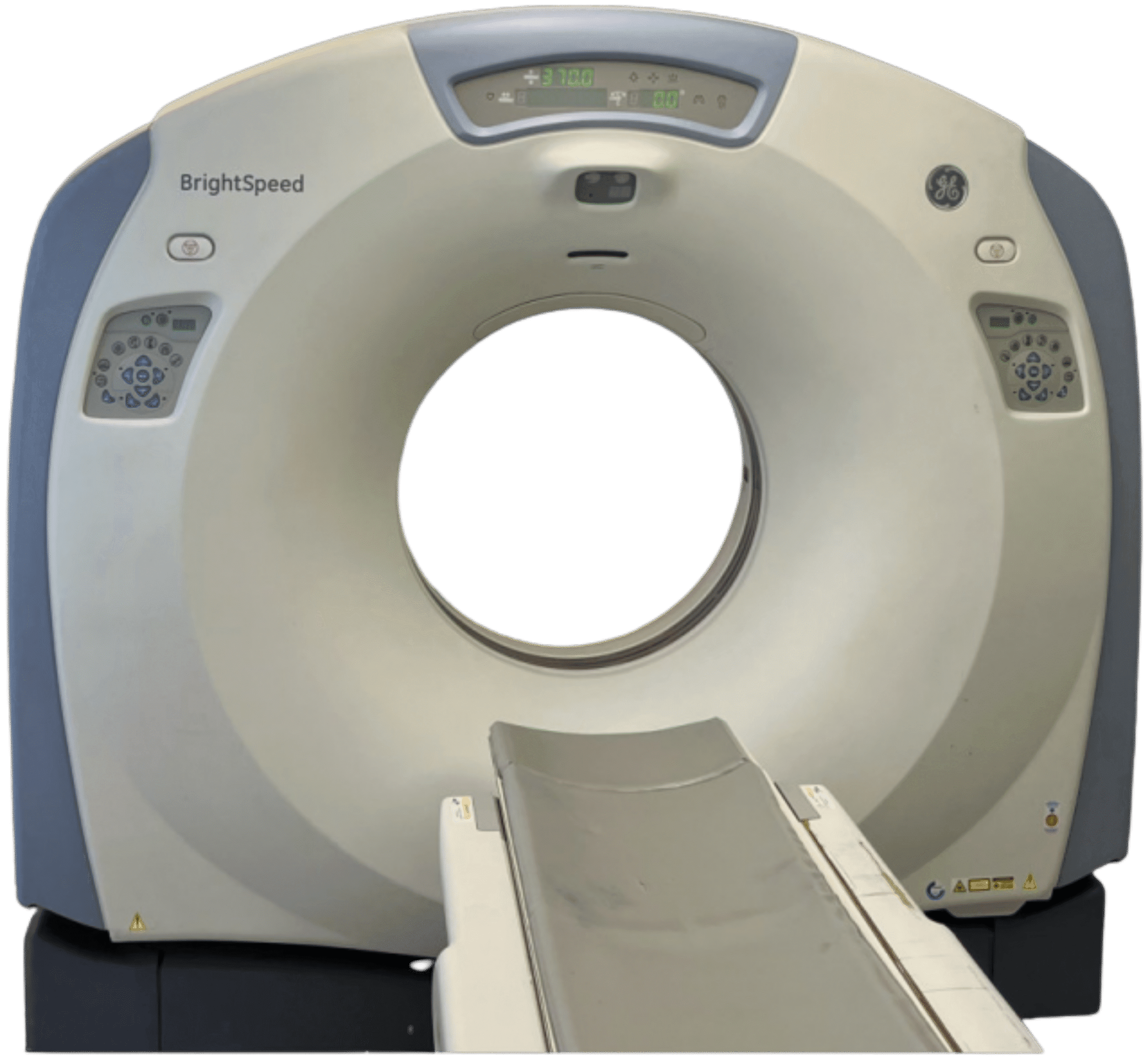 Refurbished GE BrightSpeed Elite Select CT machine, MO Select certified with warranty and installation