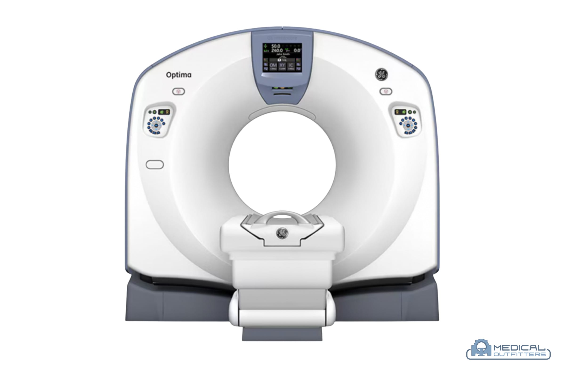 GE Optima CT660: front view
