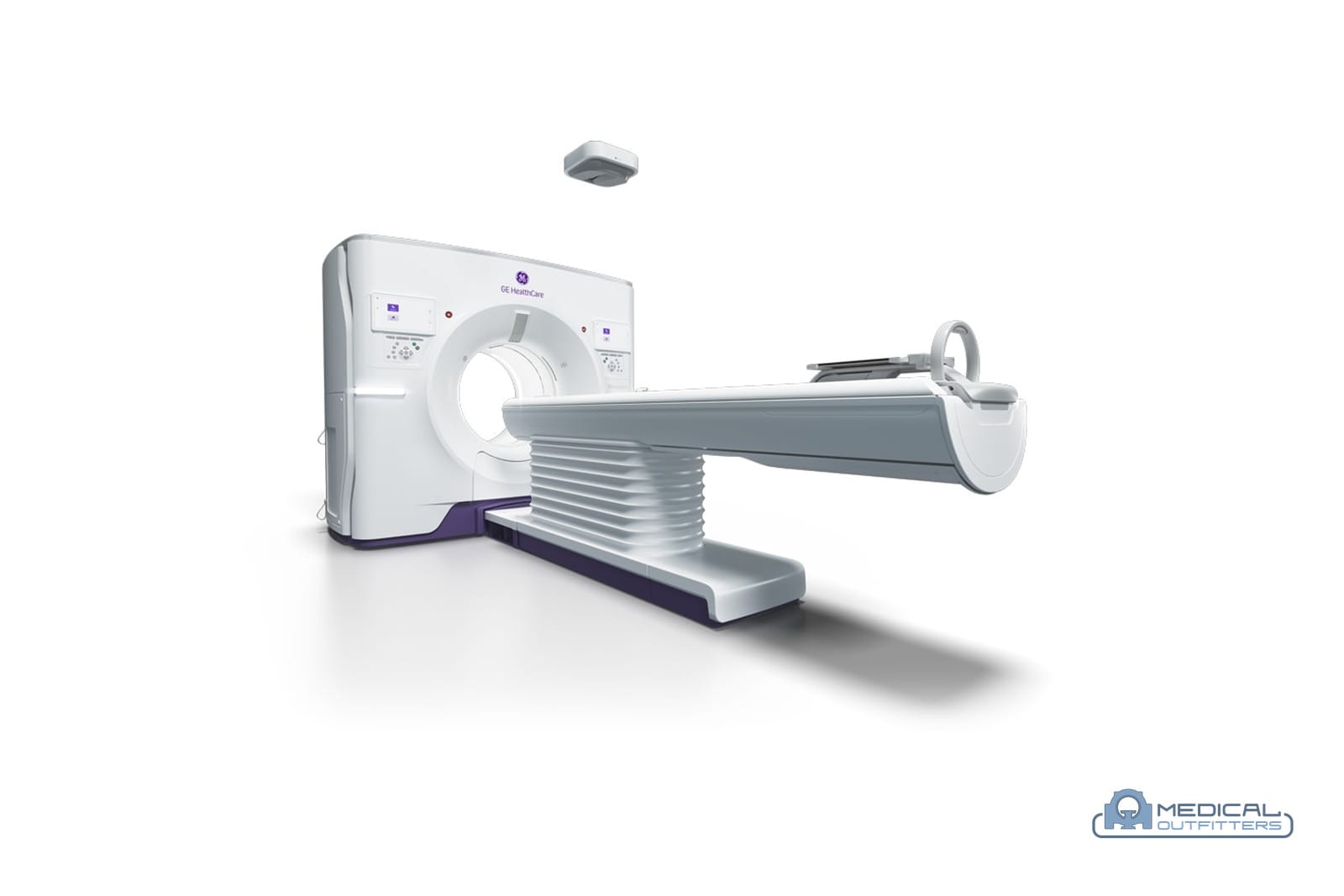 GE Revolution CT: Revolution Apex, angled view, photo courtesy of GE HealthCare