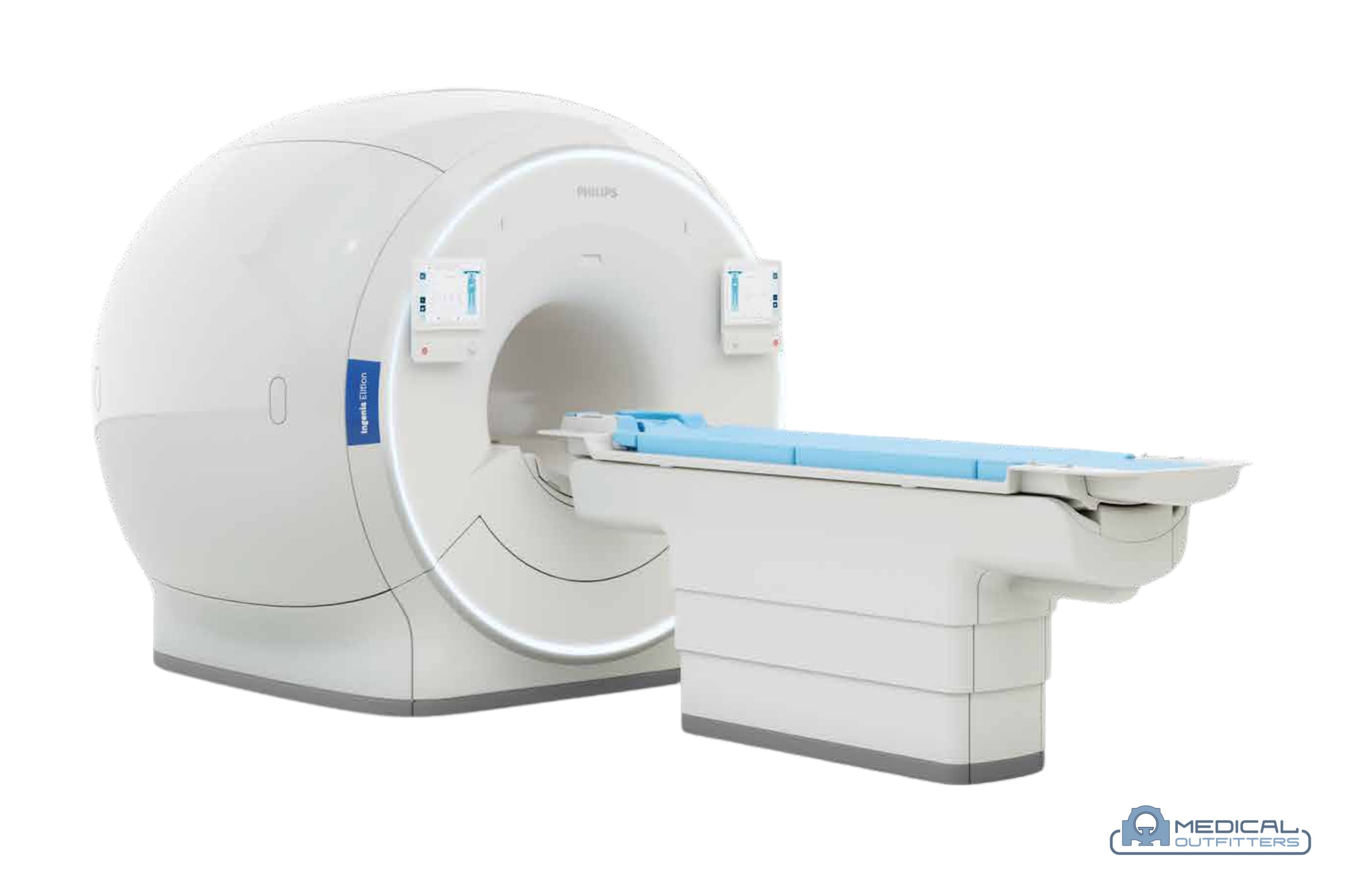 Philips Ingenia: Ingenia 1.5T, angled view, photo courtesy of Philips, with the Medical Outfitters watermark
