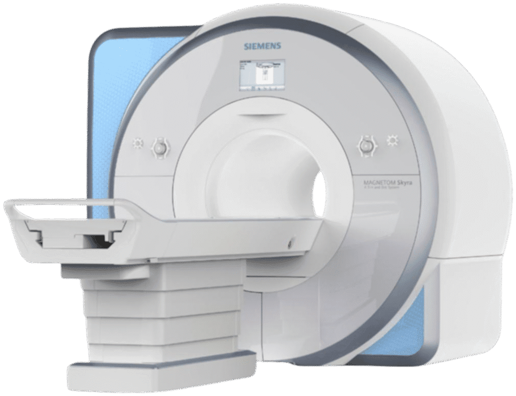 Refurbished MAGNETOM Skyra supplied by Medical Outfitters under MO Select