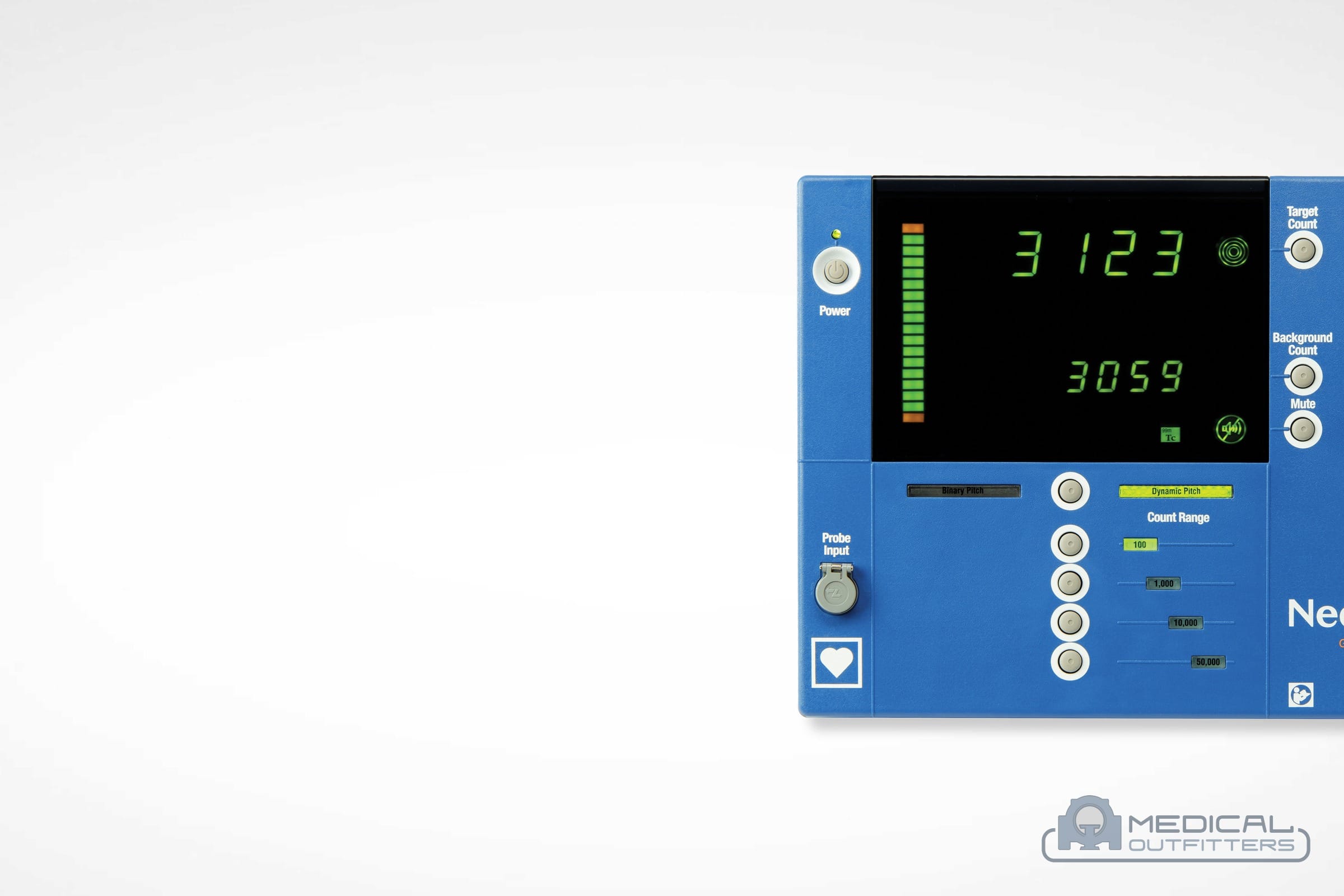 Mammotome Neoprobe Gamma Detection System console, photo courtesy of Mammotome, with the Medical Outfitters watermark